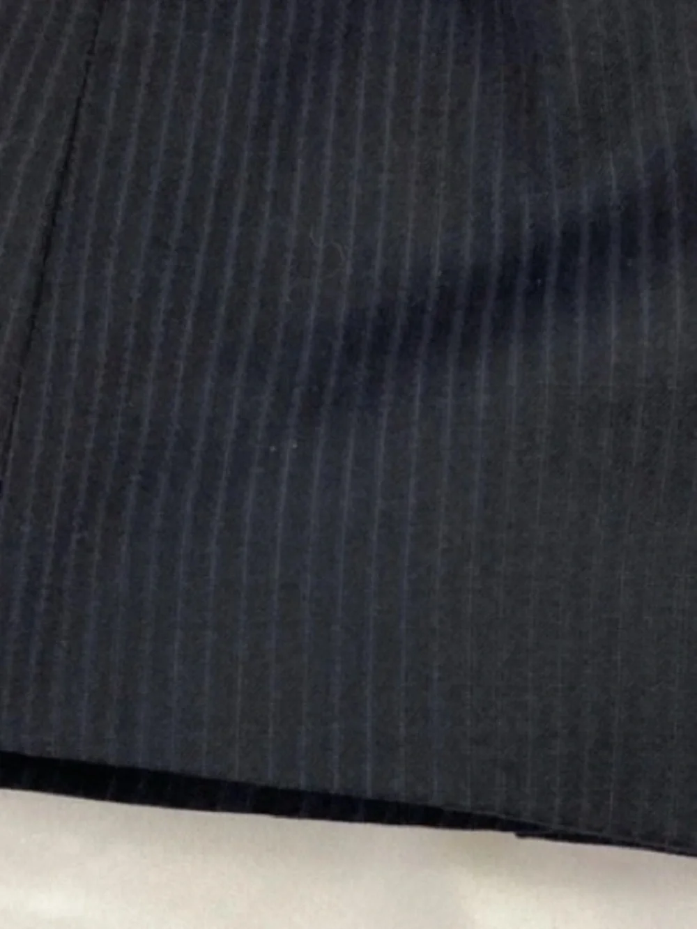 Ermenegildo Zegna Traveller Suit Coat Mens Size 38 Drop 6S Blue Pinstripe